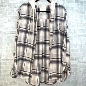 AE Oversized Hoodie Flannel